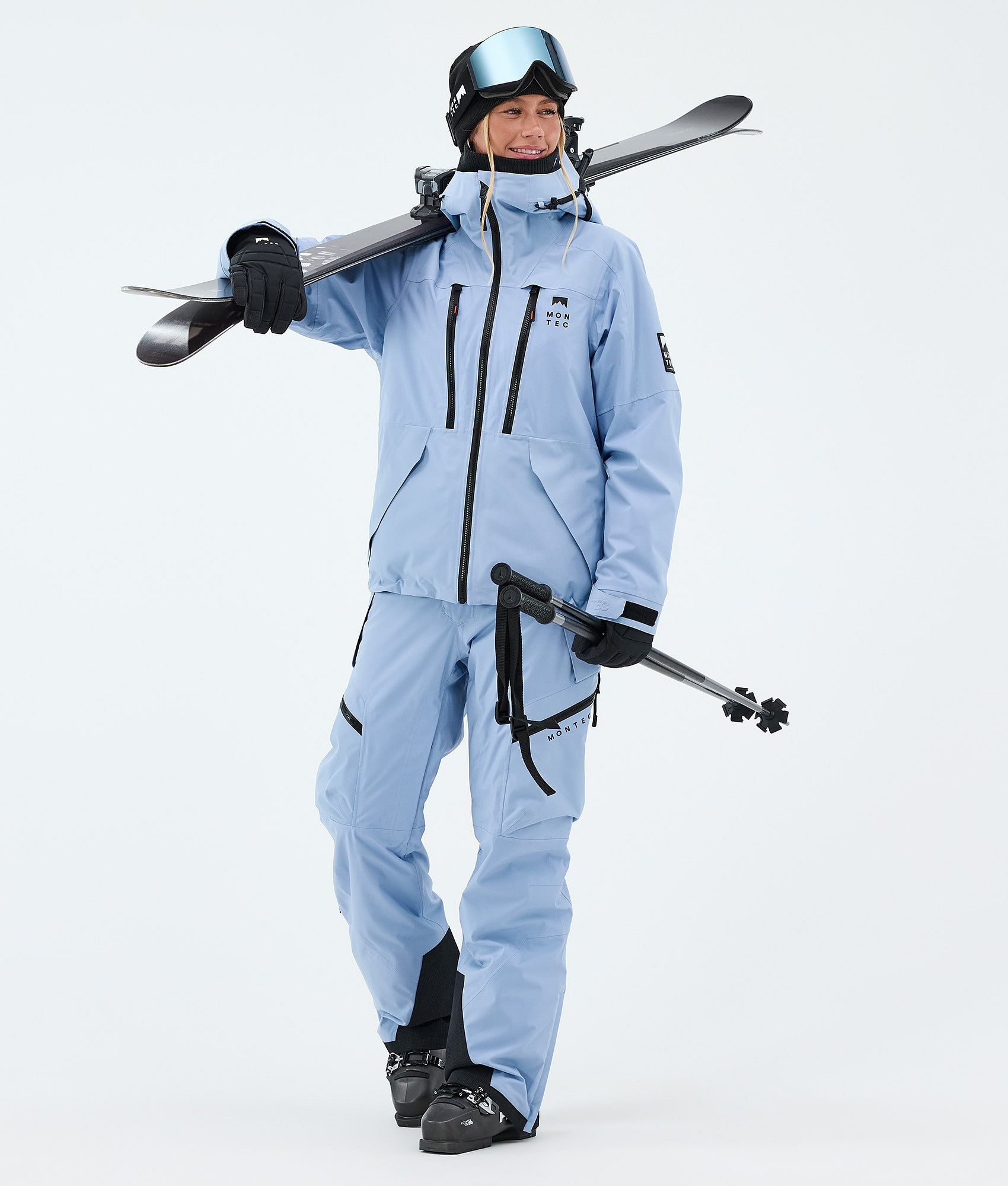 Montec Sentinel W Ski Jacket Women Light Blue | Montecwear.com