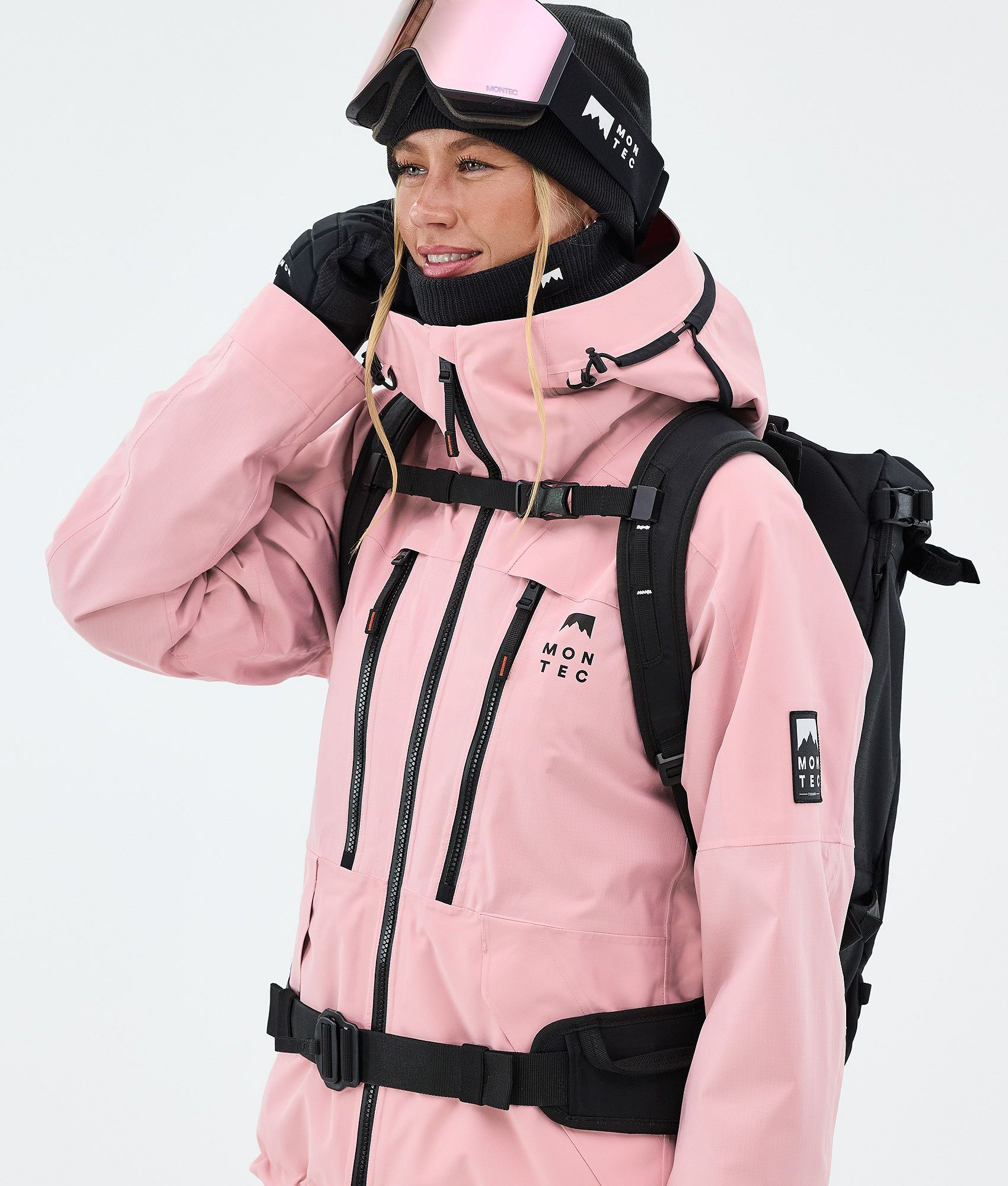 Montec Sentinel W Ski Jacket Women Soft Pink | Montecwear NZ