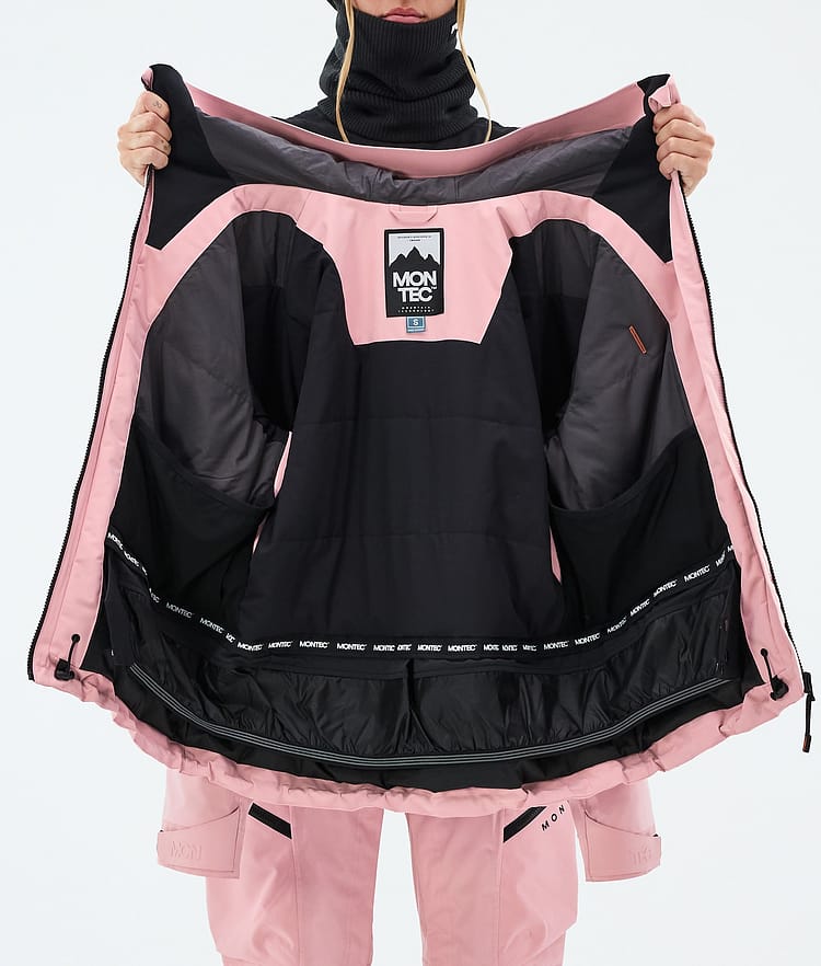 Sentinel W Giacca Snowboard Donna Soft Pink, Image 9 of 9