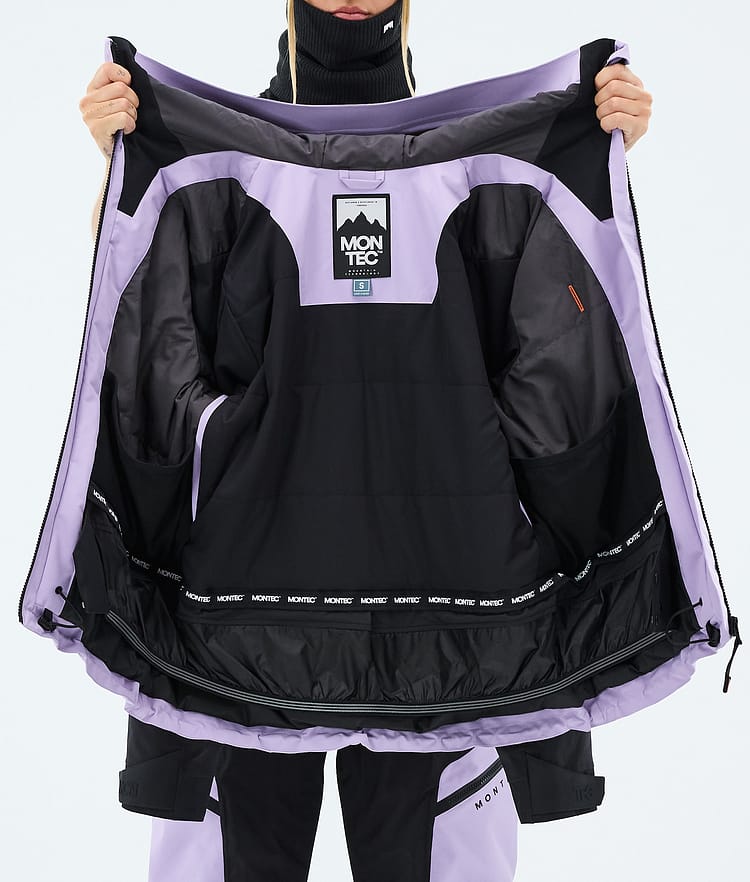 Sentinel W Giacca Snowboard Donna Faded Violet/Black, Image 9 of 9