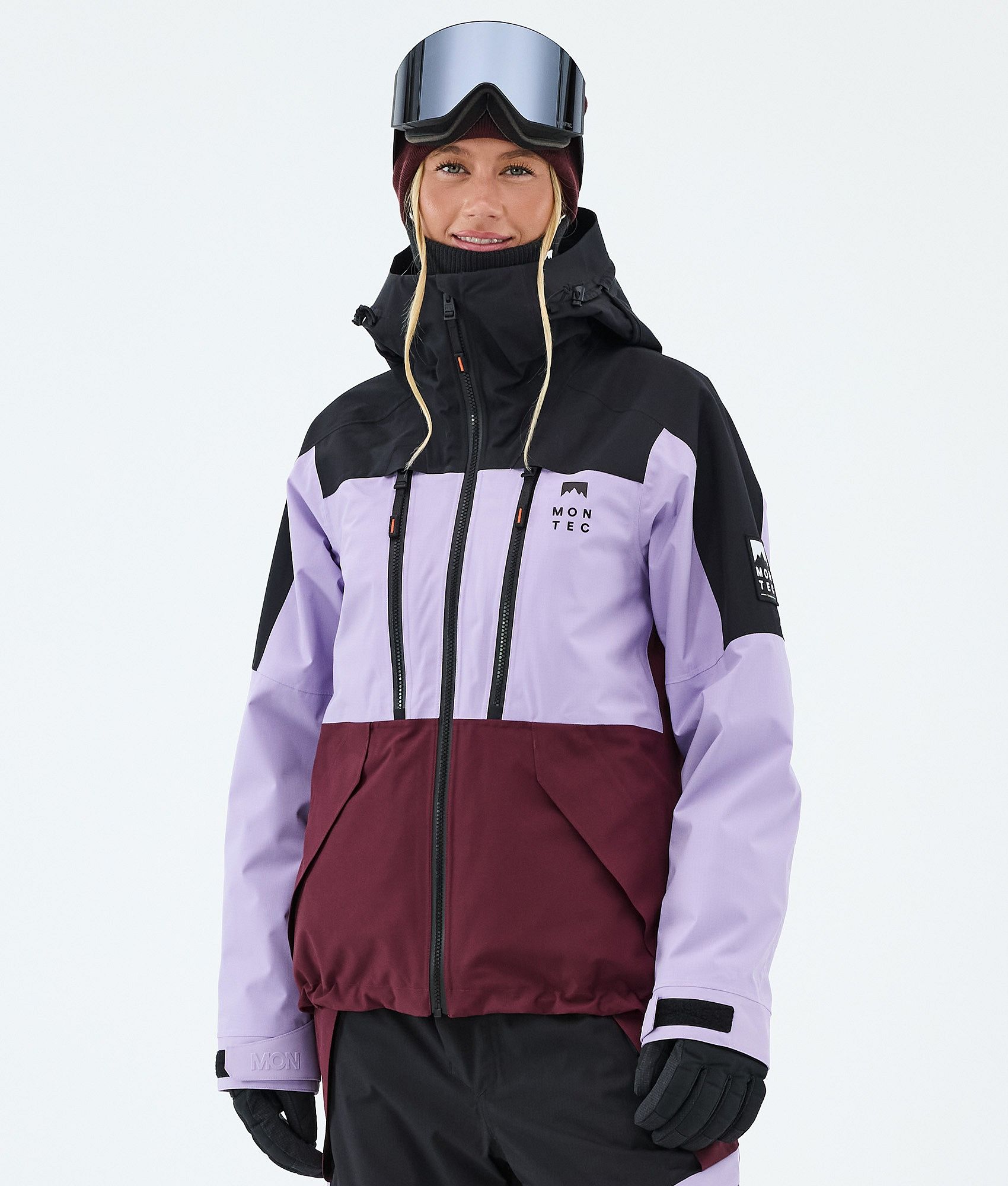 Montec Sentinel W スキージャケット レディース Black/Faded Violet