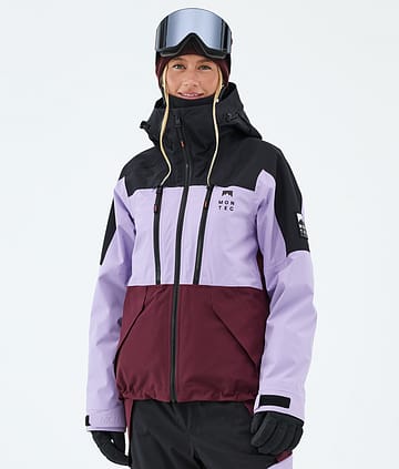 Sentinel W Ski Jacket Women Black/Faded Violet/Burgundy