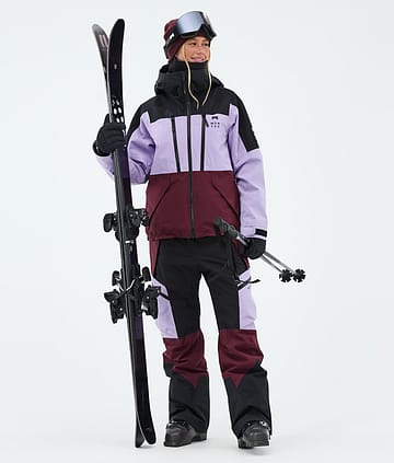 Sentinel W Outfit Sci Donna Black/Faded Violet/Burgundy