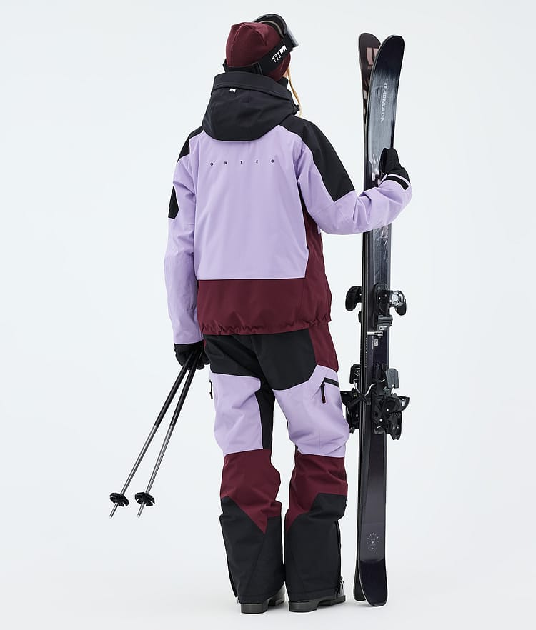 Sentinel W Giacca Sci Donna Black/Faded Violet/Burgundy, Image 3 of 9