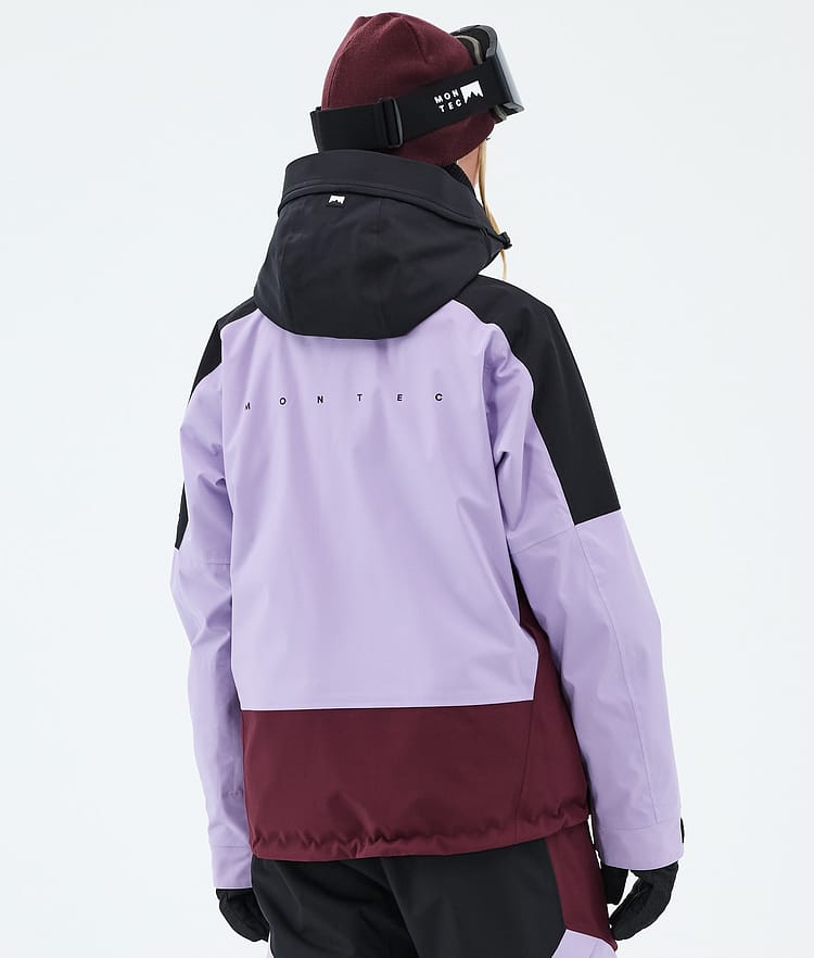 Sentinel W Giacca Sci Donna Black/Faded Violet/Burgundy, Image 6 of 9