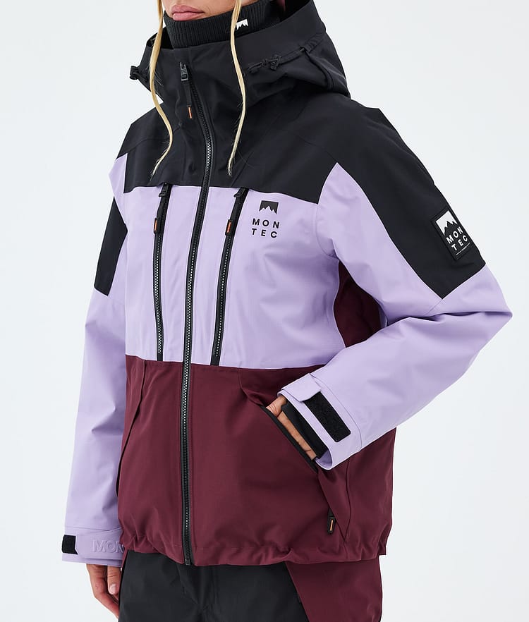 Sentinel W Giacca Sci Donna Black/Faded Violet/Burgundy, Image 7 of 9