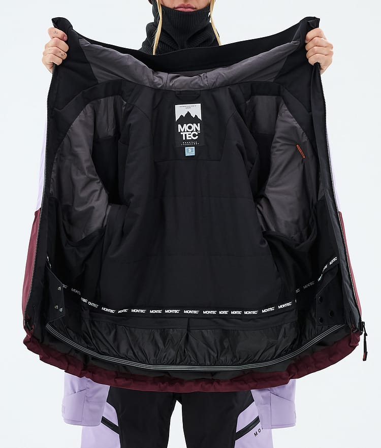 Sentinel W Giacca Sci Donna Black/Faded Violet/Burgundy, Image 9 of 9