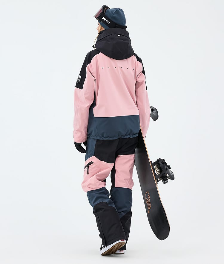 Sentinel W Giacca Snowboard Donna Black/Soft Pink/Metal Blue, Image 3 of 9