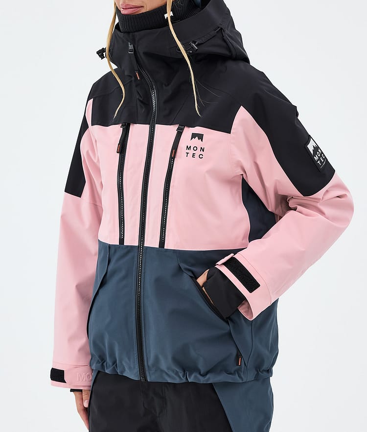 Sentinel W Giacca Sci Donna Black/Soft Pink/Metal Blue, Image 7 of 9