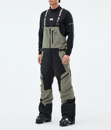 Dozer Ski Pants Men Greenish/Black