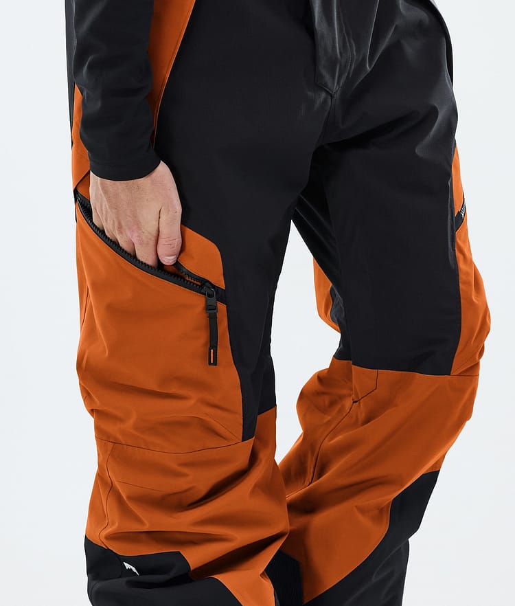 Dozer Lyžařské Kalhoty Pánské Burned Orange/Black, Image 6 of 6