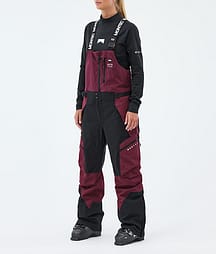 Montec Dozer W Ski Pants Women Burgundy/Black