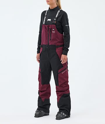 Dozer W Ski Pants Women Burgundy/Black