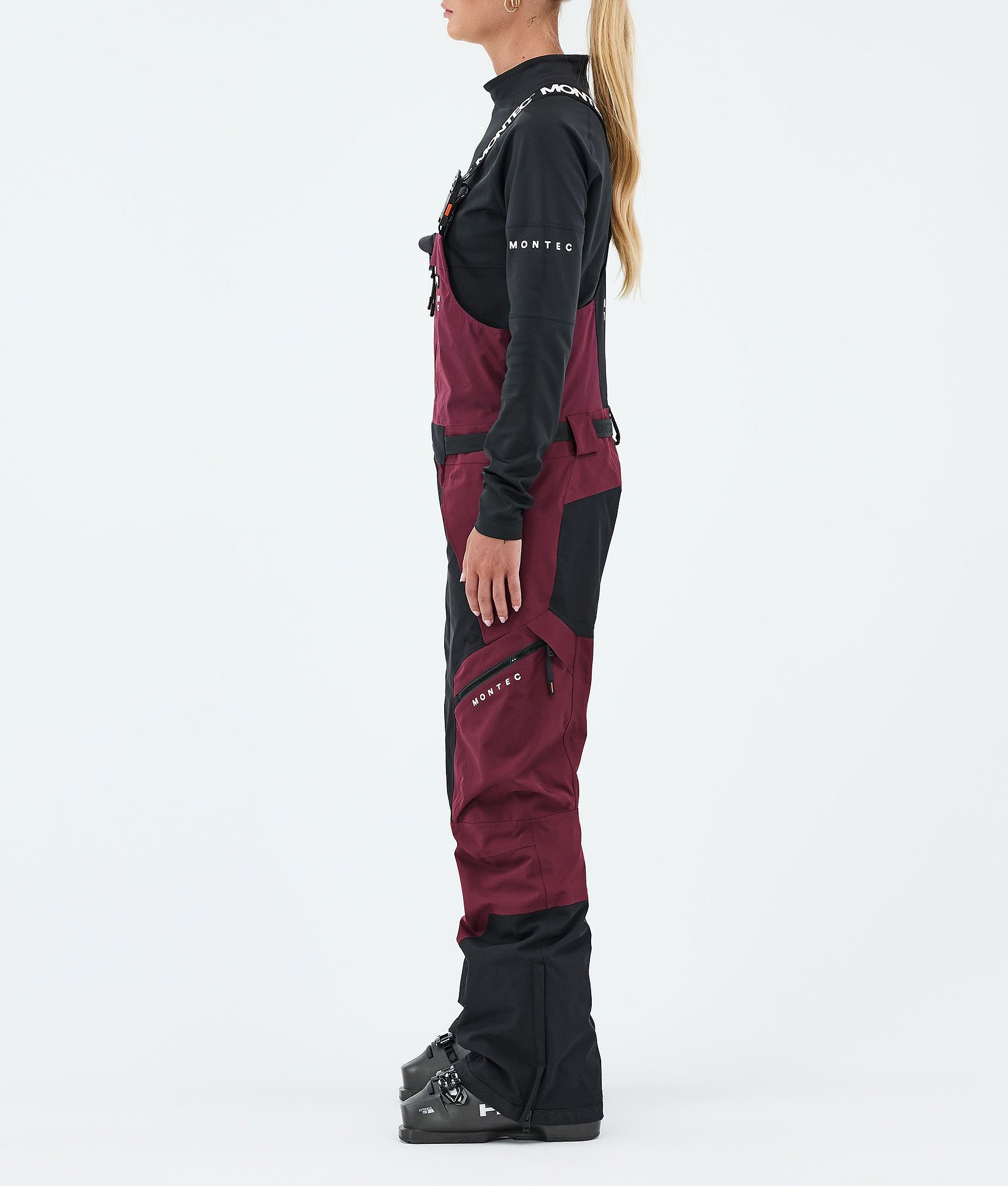 Montec Dozer W スキーパンツ レディース Burgundy/Black