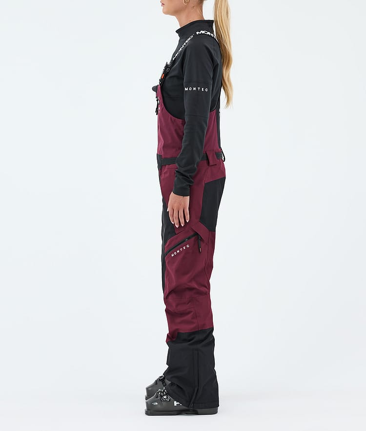 Dozer W Skibukser Dame Burgundy/Black, Image 3 of 7