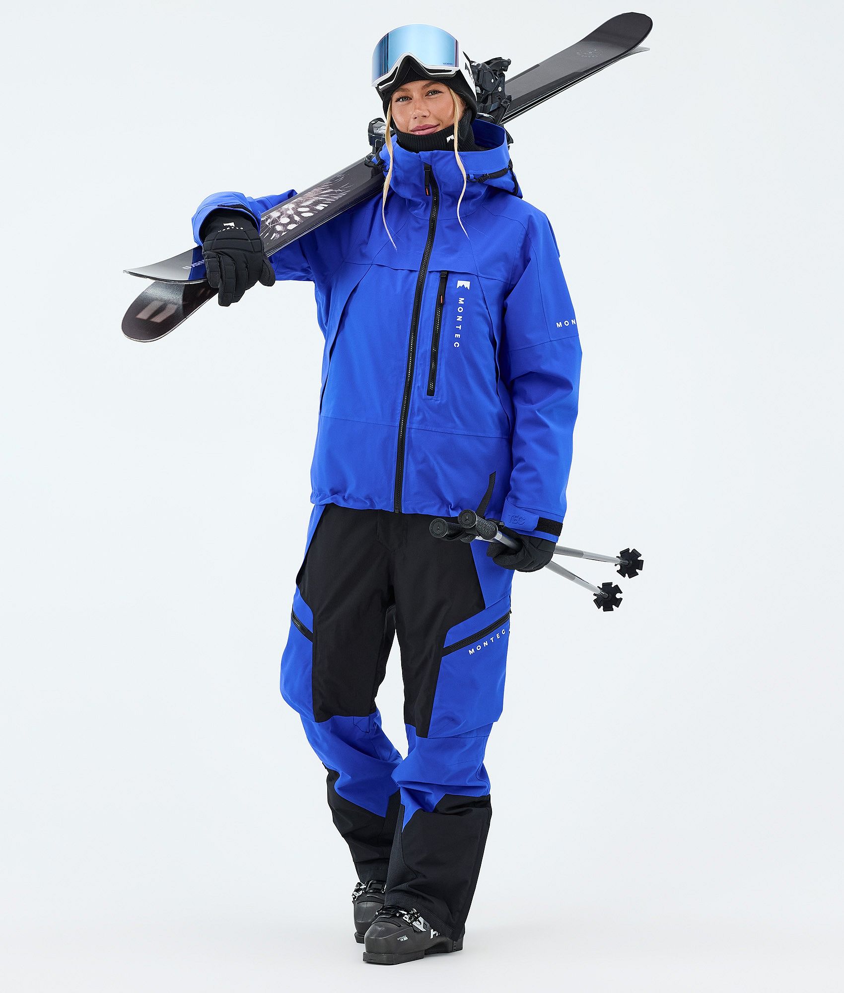 Montec Dozer W スキーパンツ レディース Cobalt Blue/Black - ブルー