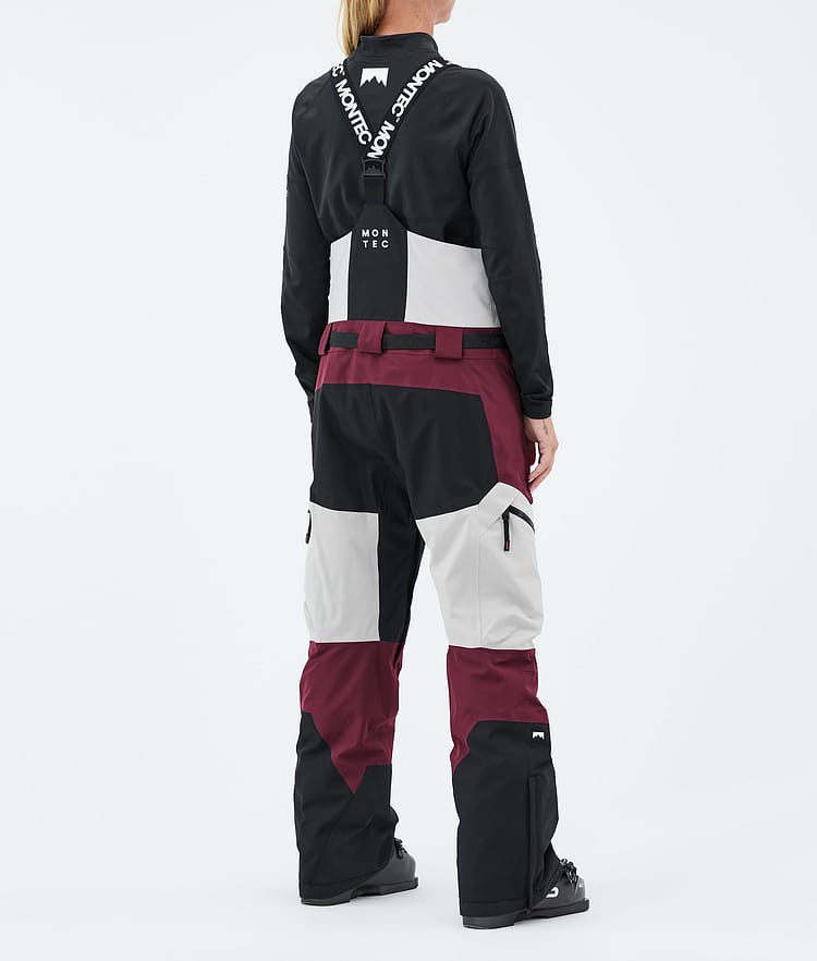Dozer W Skibukser Dame Light Grey/Black/Burgundy, Image 4 of 7