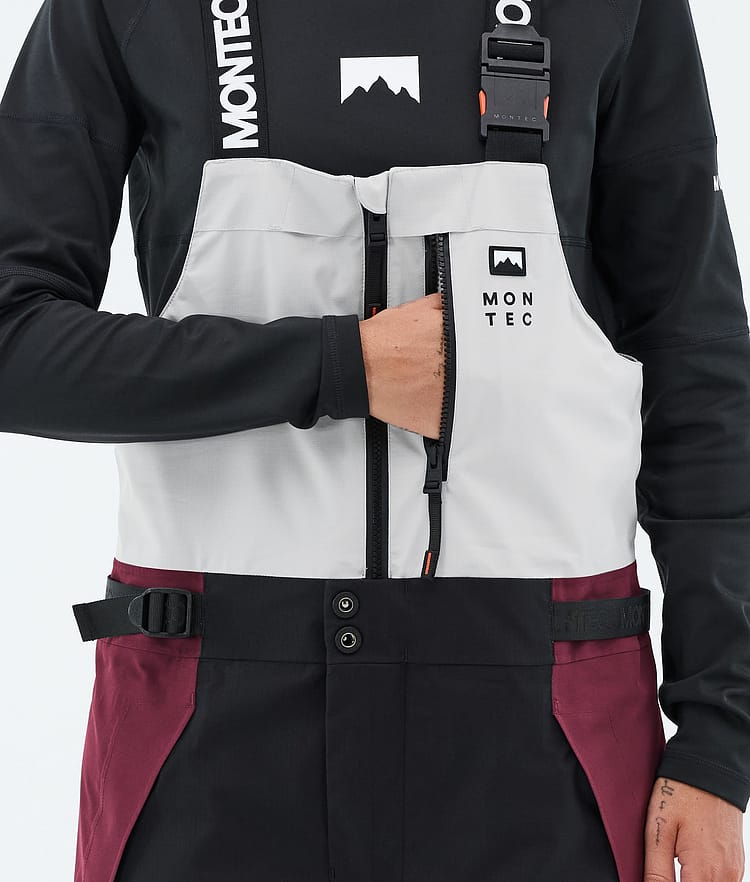Dozer W Skibukser Dame Light Grey/Black/Burgundy, Image 6 of 7