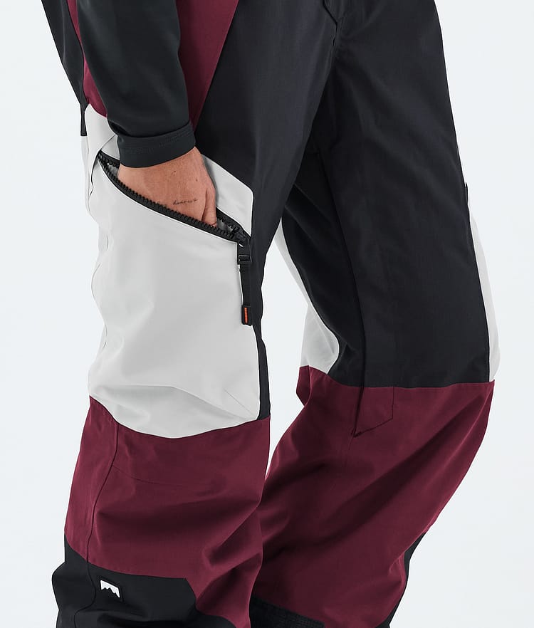 Dozer W Skibukser Dame Light Grey/Black/Burgundy, Image 7 of 7