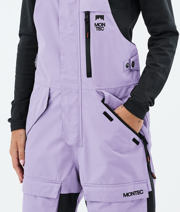 Fawk W Pantalon de Ski Femme Faded Violet/Black/Burgundy, Image 5 sur 7