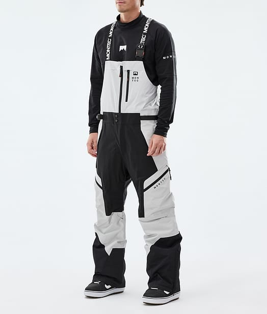 Dozer Pantalon de Snowboard Homme Light Grey/Black