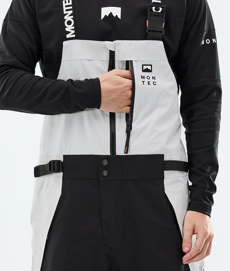 Dozer Snowboardhose Herren Light Grey/Black, Image 5 of 6