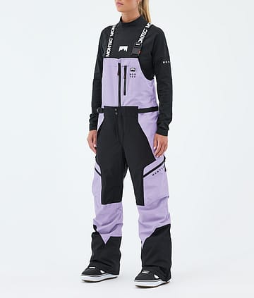 Dozer W Snowboard Bukser Dame Faded Violet/Black