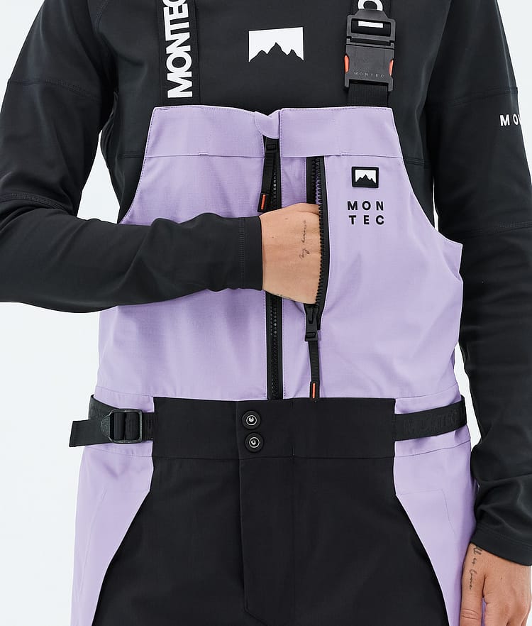 Dozer W Snowboard Bukser Dame Faded Violet/Black, Image 6 of 7