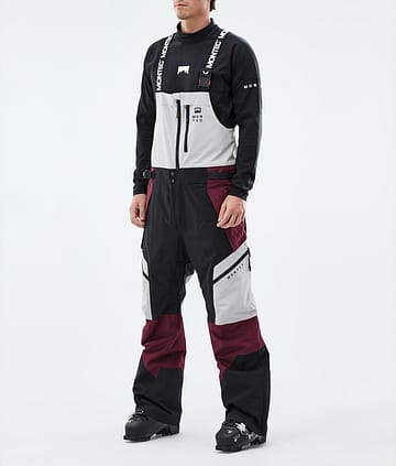 Dozer Pantaloni Sci Uomo Light Grey/Black/Burgundy