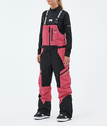 Dozer W Snowboard Bukser Dame Light Red/Black