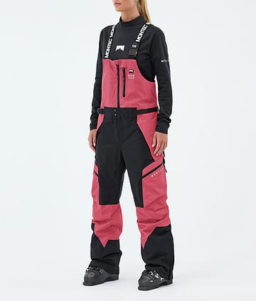 Dozer W Ski Pants Women Light Red/Black