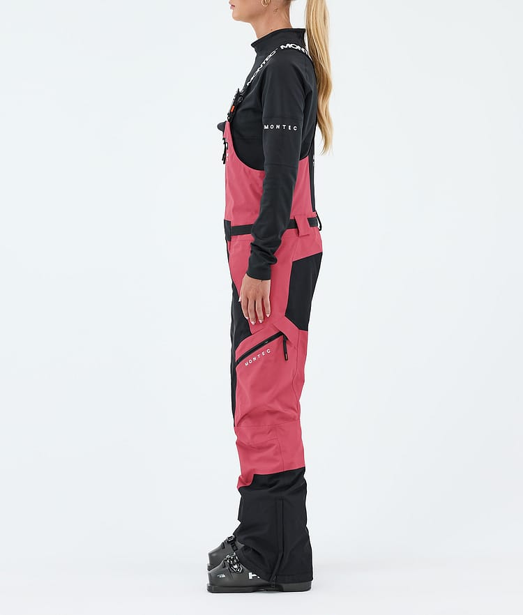 Dozer W Pantalon de Ski Femme Light Red/Black, Image 3 of 7