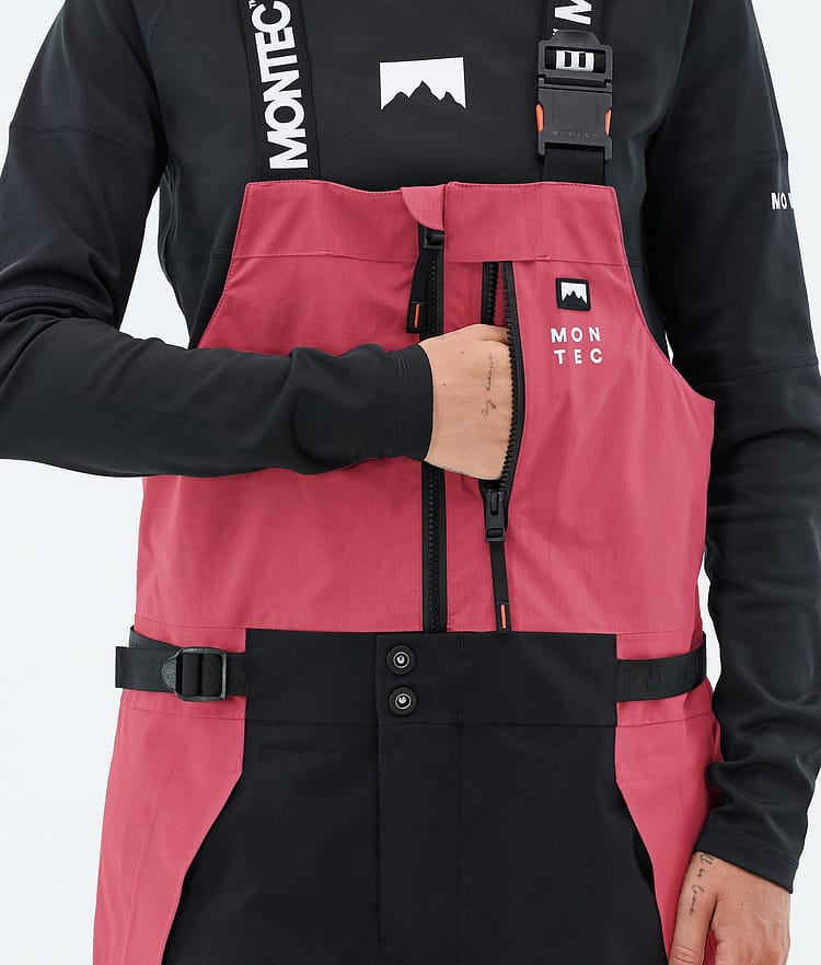 Dozer W Snowboard Pants Women Light Red/Black, Image 6 of 7