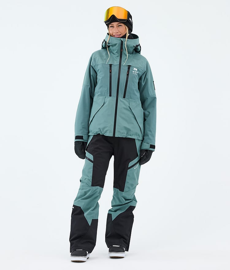 Dozer W Pantalon de Snowboard Femme Atlantic/Black, Image 2 of 7