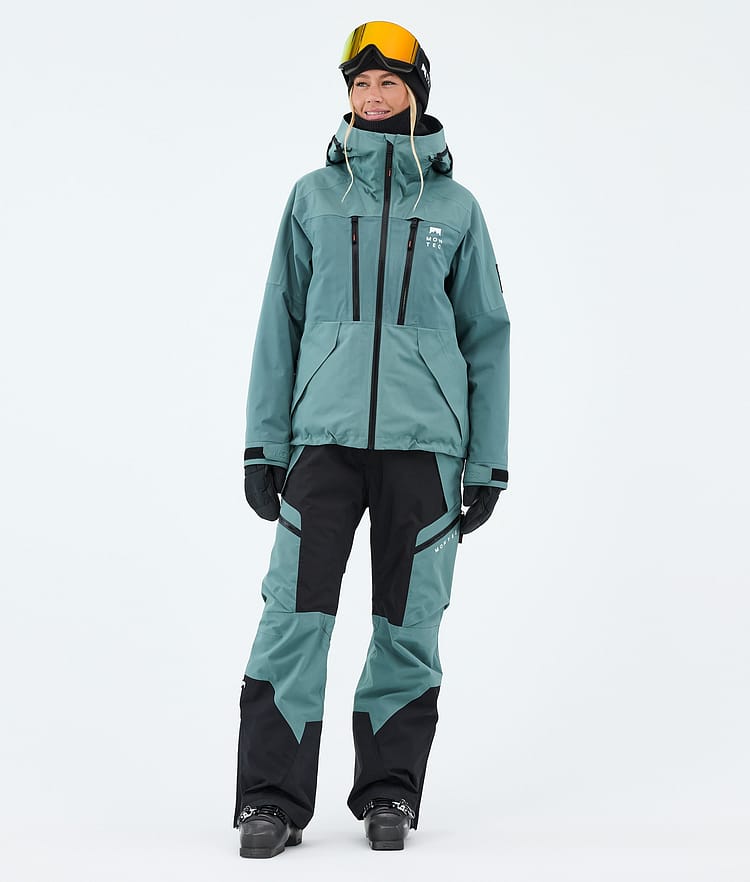 Dozer W Ski Pants Women Atlantic/Black, Image 2 of 7