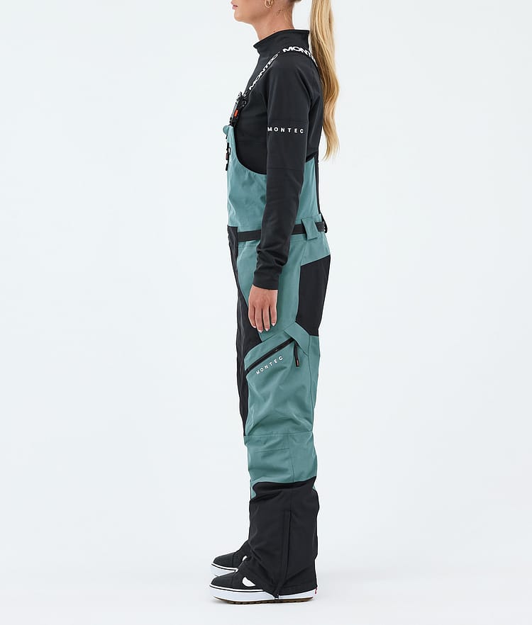 Dozer W Pantalon de Snowboard Femme Atlantic/Black, Image 3 of 7