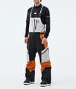Montec Dozer Kalhoty na Snowboard Pánské Light Grey/Black/Burned Orange