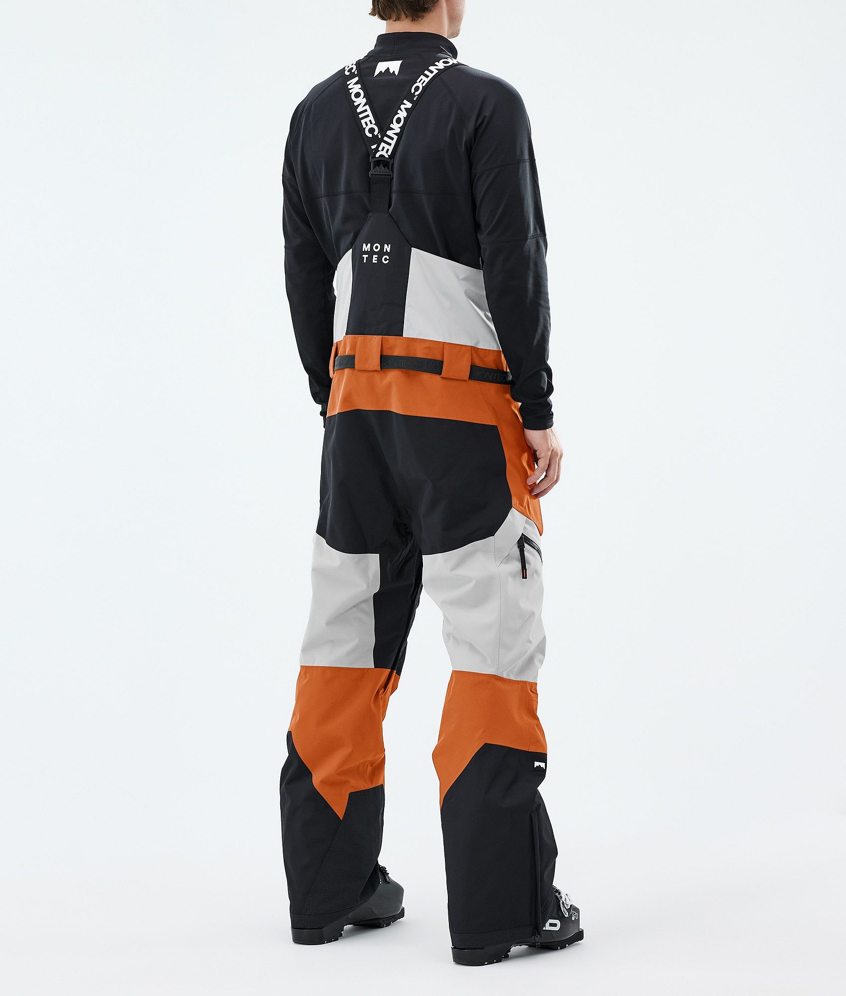 Montec Dozer スキーパンツ メンズ Light Grey/Black/Burned Orange