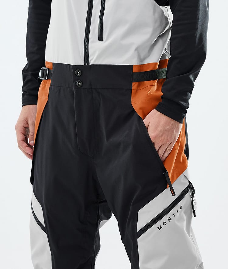 Dozer Kalhoty na Snowboard Pánské Light Grey/Black/Burned Orange, Image 4 of 6