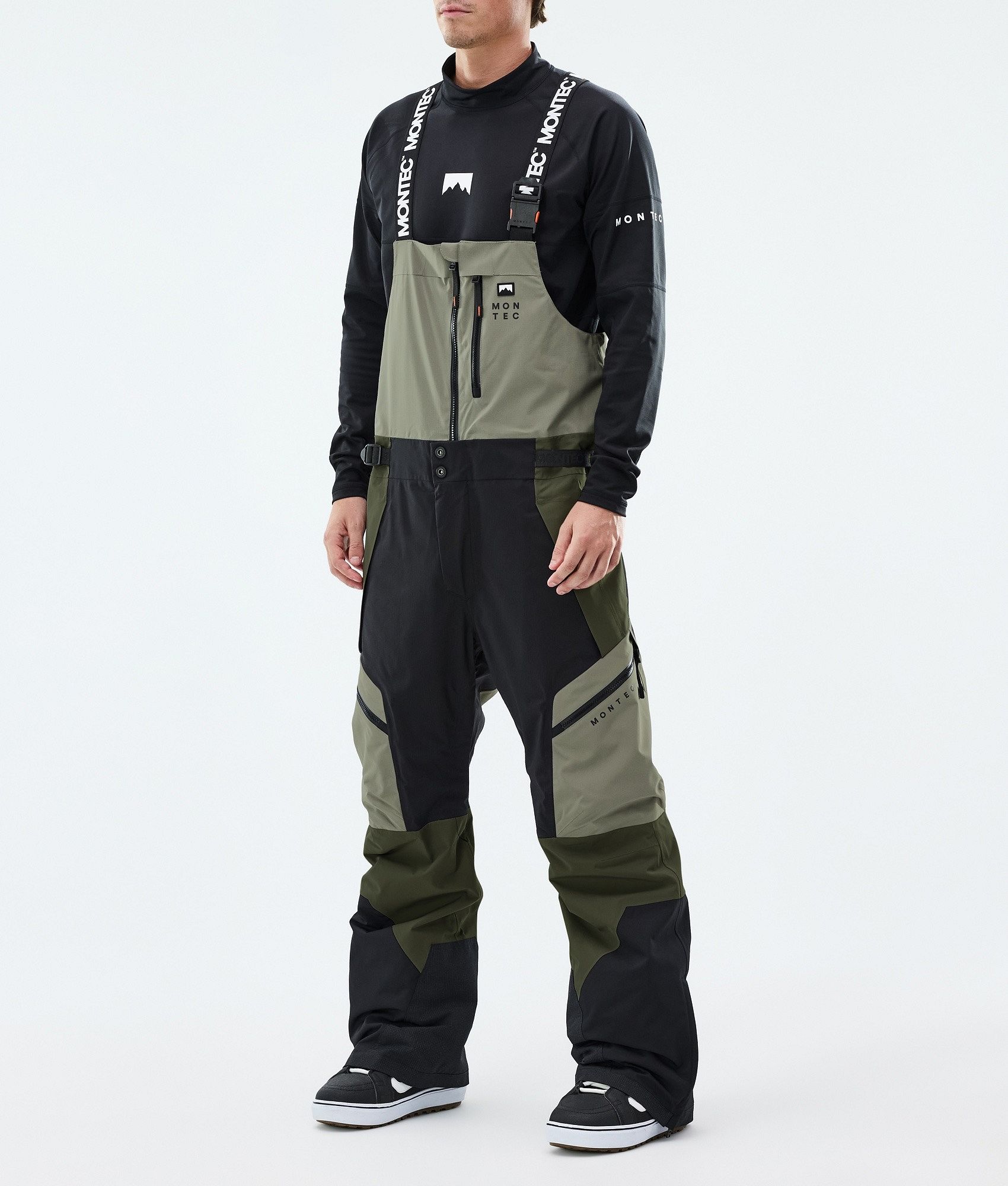 Montec Dozer スノボ パンツ メンズ Greenish/Black/Olive Green