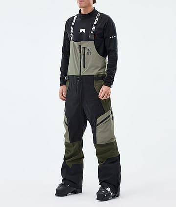 Dozer Ski Pants Men Greenish/Black/Olive Green