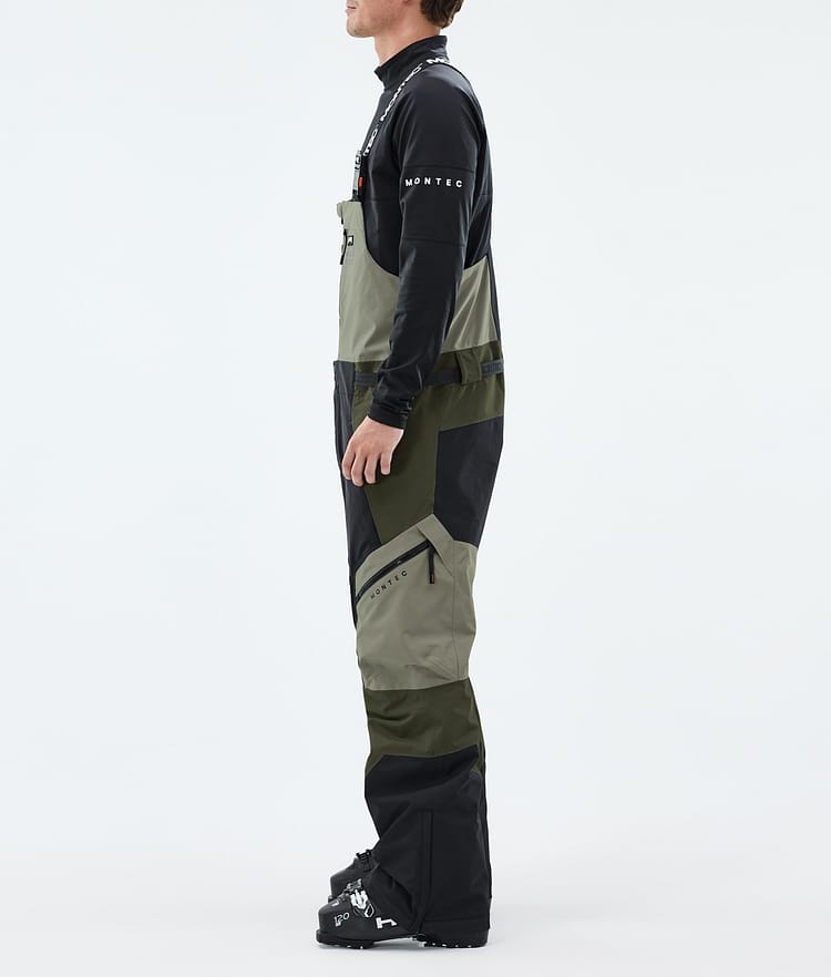 Dozer Lyžařské Kalhoty Pánské Greenish/Black/Olive Green, Image 2 of 6