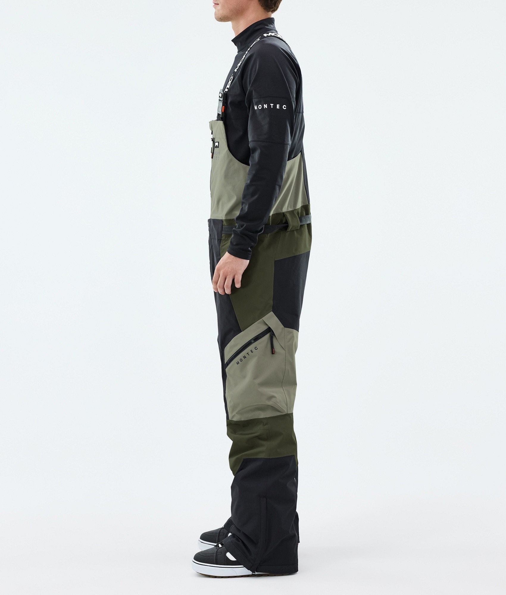 Montec Dozer スノボ パンツ メンズ Greenish/Black/Olive Green