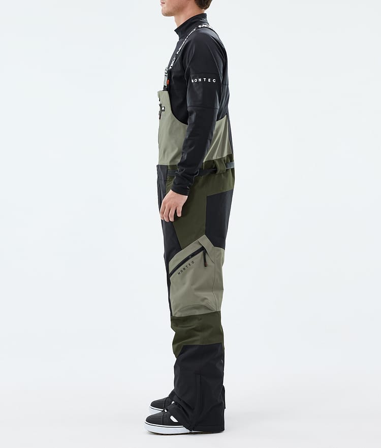 Dozer Kalhoty na Snowboard Pánské Greenish/Black/Olive Green, Image 2 of 6