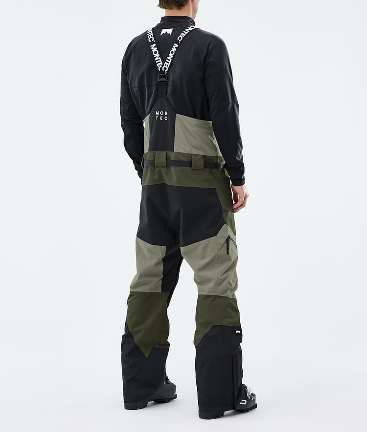 Dozer Lyžařské Kalhoty Pánské Greenish/Black/Olive Green, Image 3 of 6