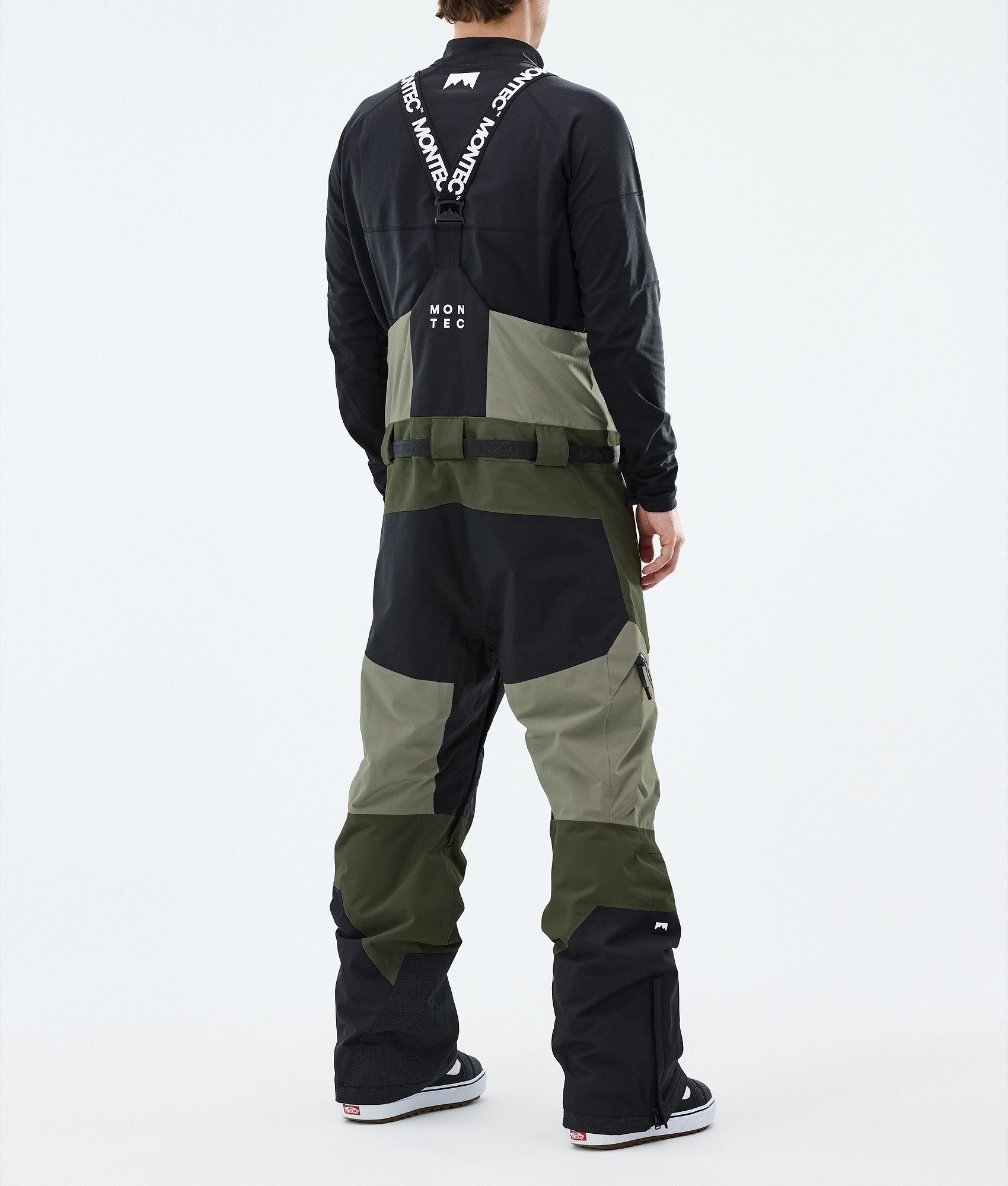 Montec Dozer スノボ パンツ メンズ Greenish/Black/Olive Green