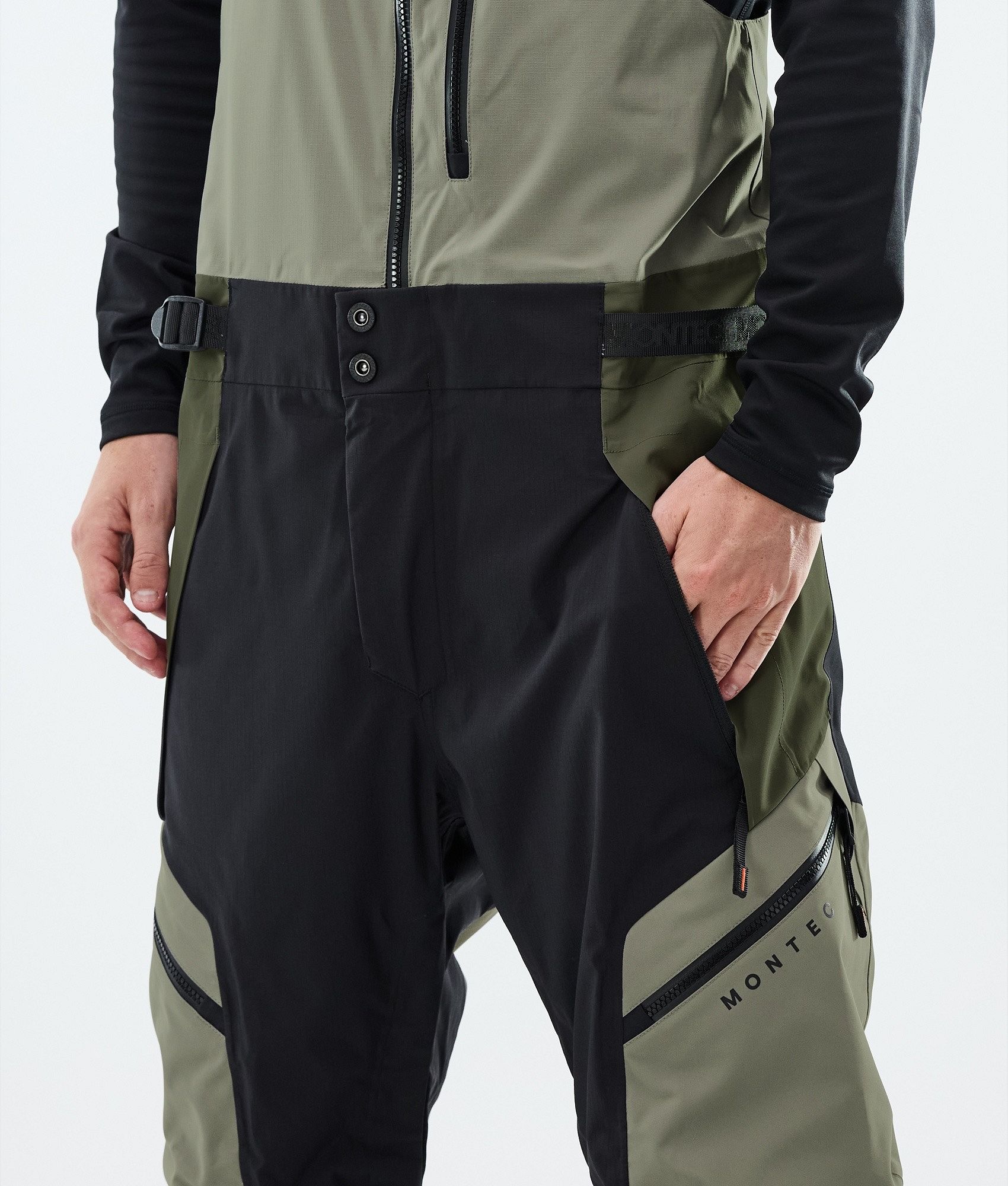 Montec Dozer スノボ パンツ メンズ Greenish/Black/Olive Green