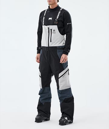 Dozer Ski Pants Men Light Grey/Black/Metal Blue