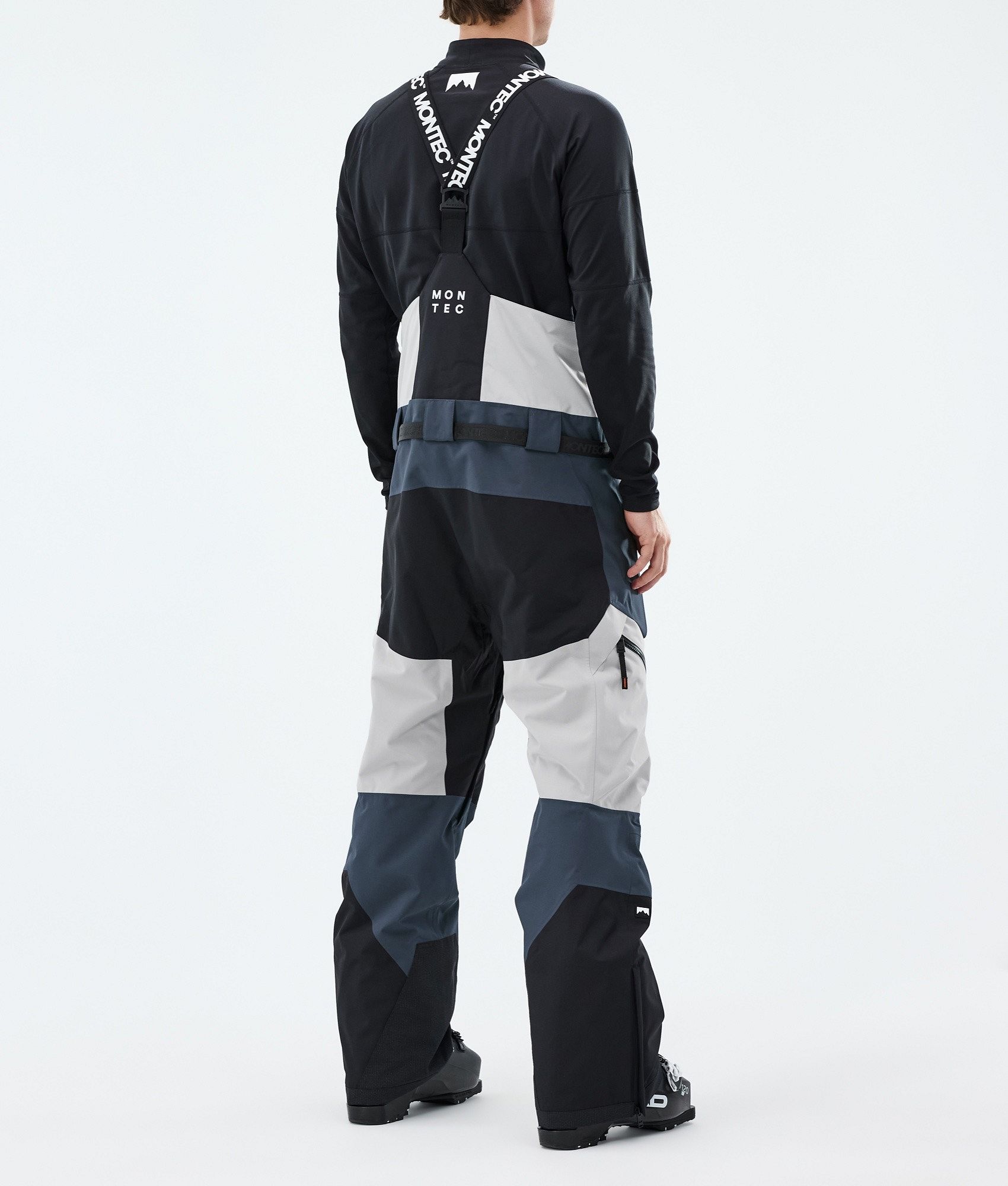 Montec Dozer スキーパンツ メンズ Light Grey/Black/Metal Blue