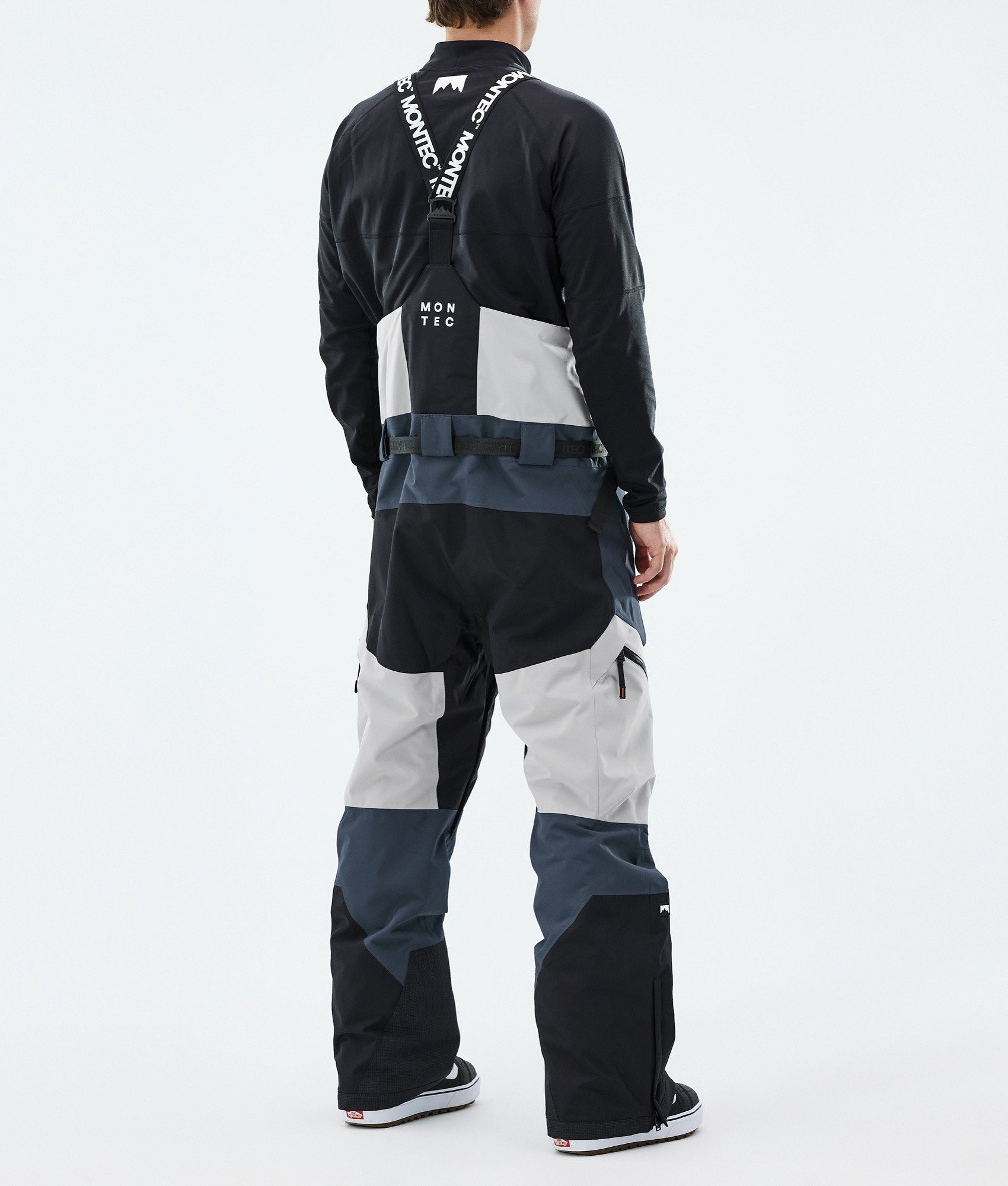 Montec Dozer スノボ パンツ メンズ Light Grey/Black/Metal Blue